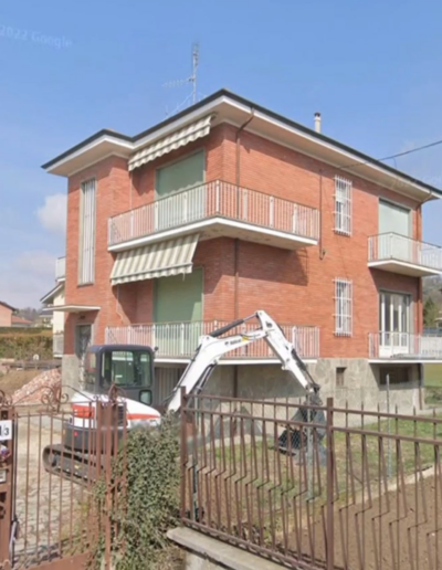 Ristrutturazione facciata prima